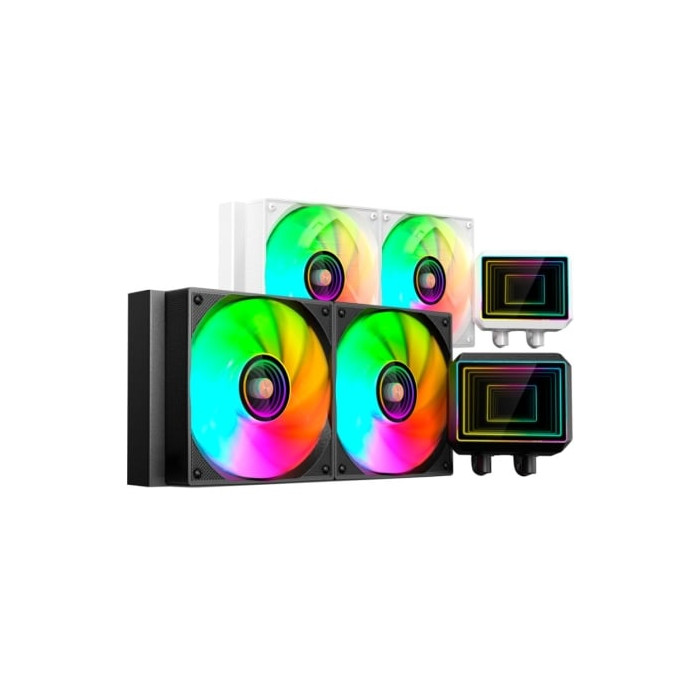 Sistema de Refrigeración Líquida Mars Gaming ML-TWO240/ Negro | Ventiladores