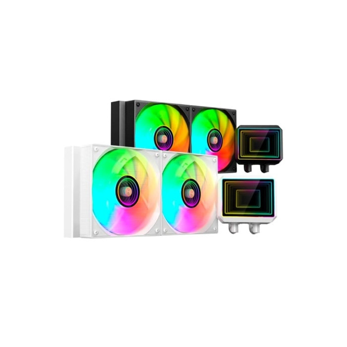 Sistema de Refrigeración Líquida Mars Gaming ML-TWO240/ Blanco | Ventiladores