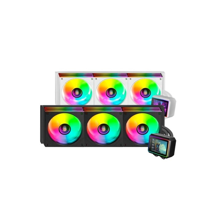 Sistema de Refrigeración Líquida Mars Gaming ML-VISIONII360/ Negro | Ventiladores