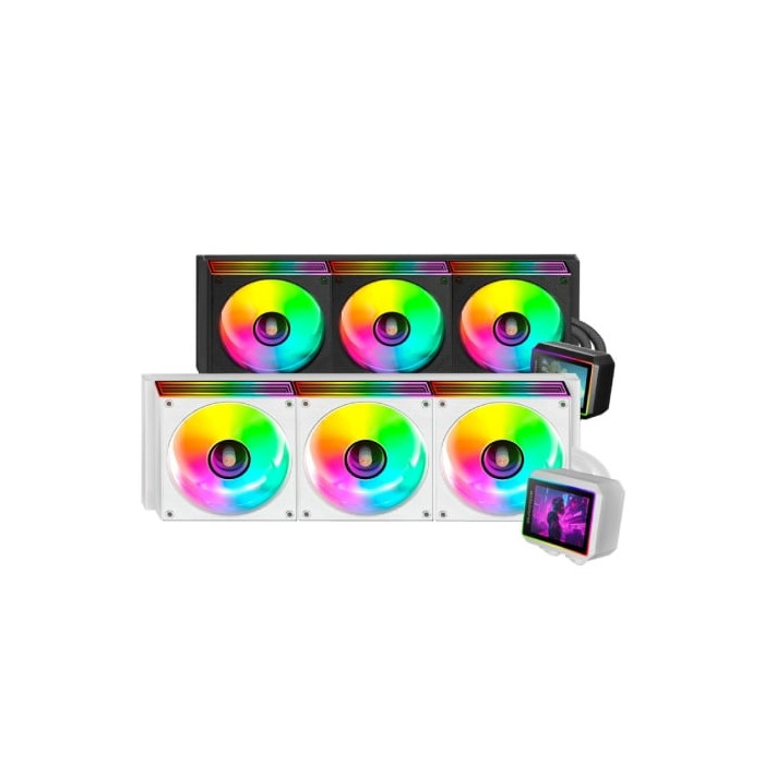 Sistema de Refrigeración Líquida Mars Gaming ML-VISIONII360/ Blanco | Ventiladores