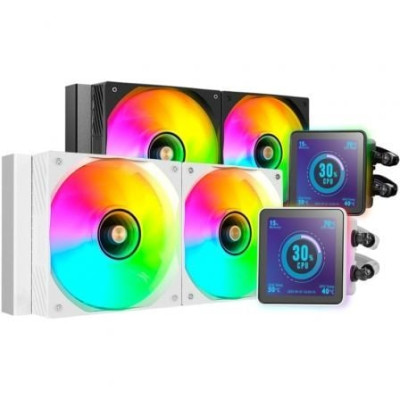 Sistema de Refrigeración Líquida Mars Gaming ML-VISIONPRO240/ Blanco | Ventiladores