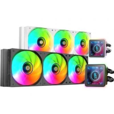 Sistema de Refrigeración Líquida Mars Gaming ML-VISIONPRO360/ Negro | Ventiladores
