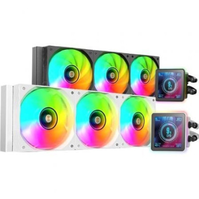 Sistema de Refrigeración Líquida Mars Gaming ML-VISIONPRO360/ Blanco | Ventiladores