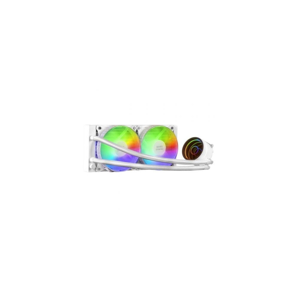 Sistema de Refrigeración Líquida Mars Gaming ML-ONE240W/ Blanco | Ventiladores