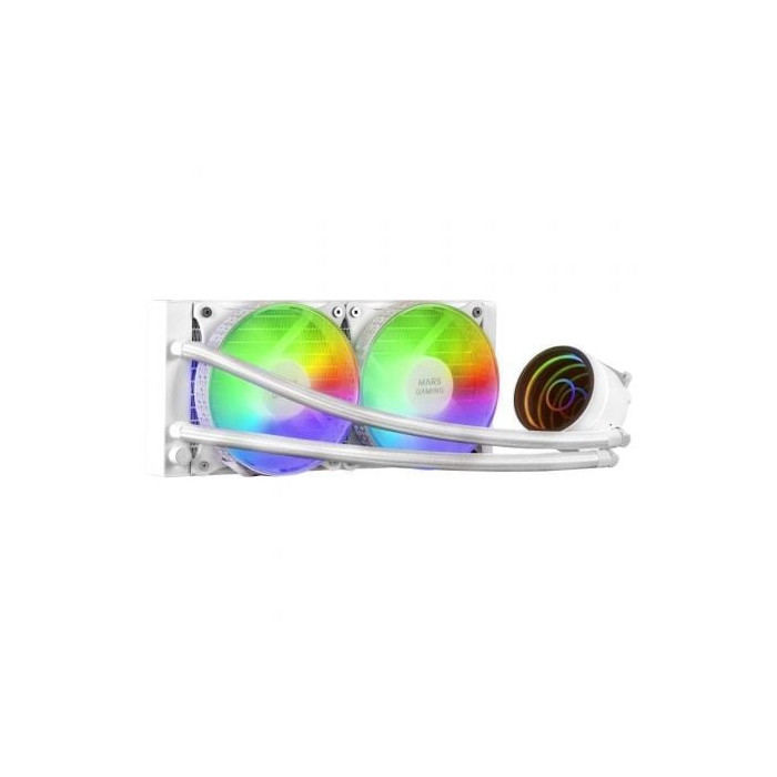 Sistema de Refrigeración Líquida Mars Gaming ML-ONE240W/ Blanco | Ventiladores