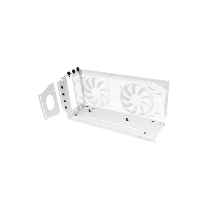 Soporte para Tarjeta Gráfica Mars Gaming MCA-GCV/ Compatibilidad Universal/ Blanco | Accesorios Gaming