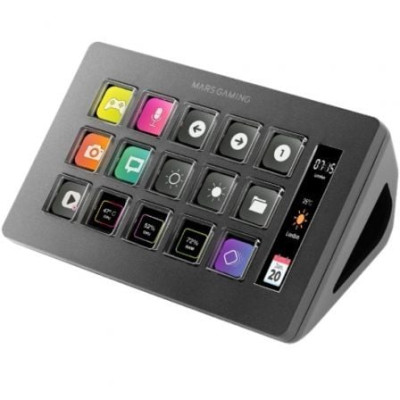 Stream Deck Slim Mars Gaming MSD-ONE/ 15 Teclas LCD/ Negro | Accesorios Gaming