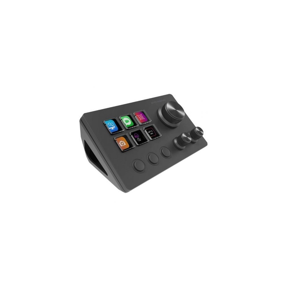 Control Deck Mars Gaming MSD-TWO/ 6 Teclas LCD/ 3 Ruedas/ 3 Botones/ Negro | Accesorios Gaming