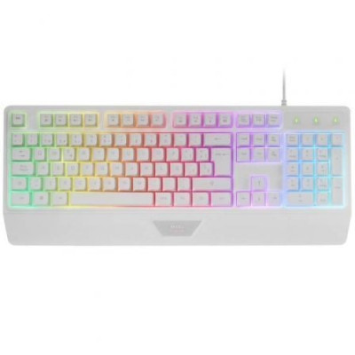 Teclado Gaming SemiMecánico Mars Gaming MK124/ Blanco | Teclados Gaming