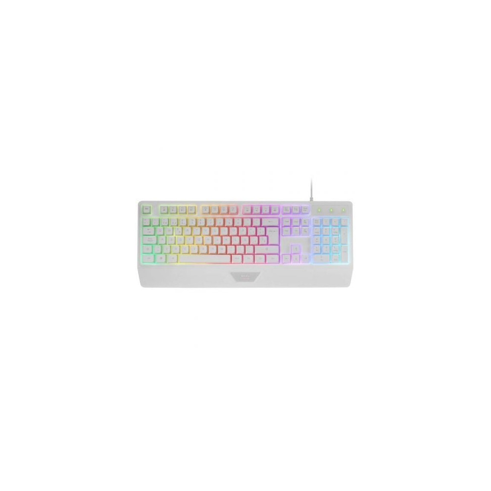 Teclado Gaming SemiMecánico Mars Gaming MK124/ Blanco | Teclados Gaming