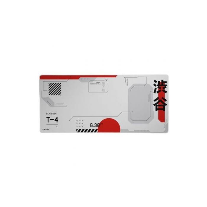 Alfombrilla Trust Gaming GXT 759 XXL/ 900 x 400 x 3mm/ Blanca | Alfombrillas