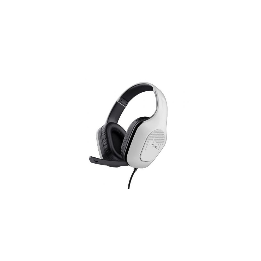 Auriculares Gaming con Micrófono Trust Gaming GXT 415 Zirox PS5/ Jack 3.5/ Blancos | Auriculares y Micrófonos