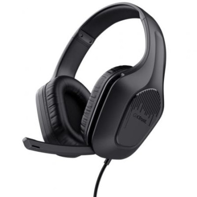 Auriculares Gaming con Micrófono Trust Gaming GXT 417 Zirox/ Jack 3.5/ Negros | Auriculares y Micrófonos