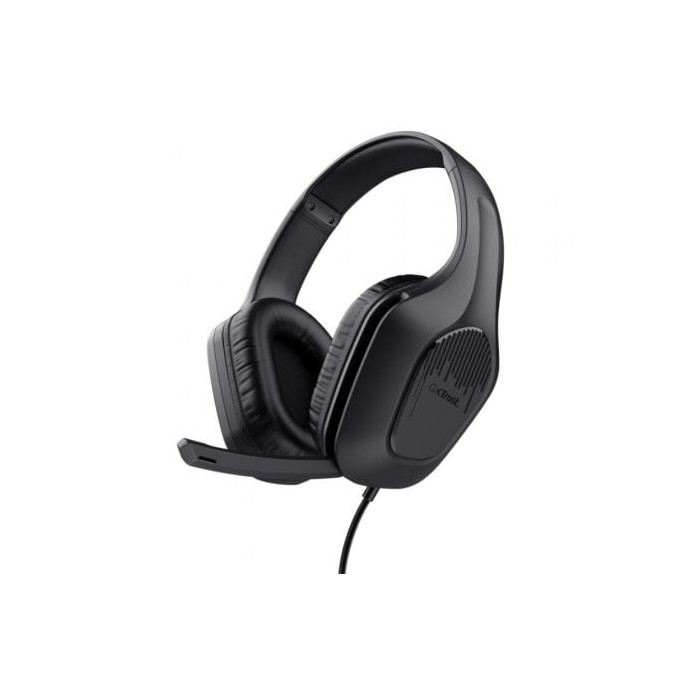 Auriculares Gaming con Micrófono Trust Gaming GXT 417 Zirox/ Jack 3.5/ Negros | Auriculares y Micrófonos