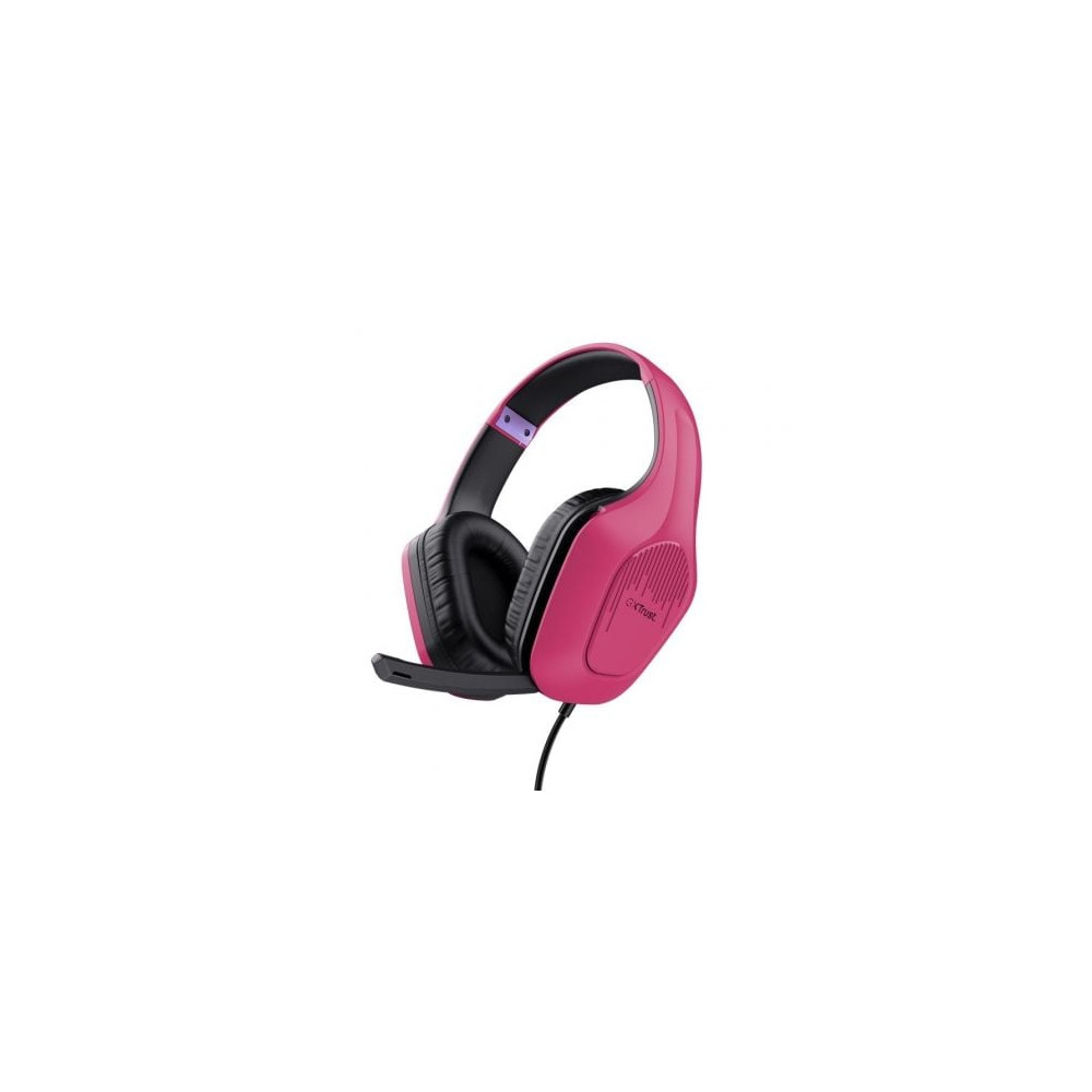 Auriculares Gaming con Micrófono Trust Gaming GXT 415 Zirox/ Jack 3.5/ Rosas | Auriculares y Micrófonos