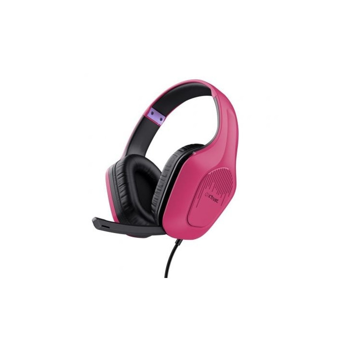 Auriculares Gaming con Micrófono Trust Gaming GXT 415 Zirox/ Jack 3.5/ Rosas | Auriculares y Micrófonos