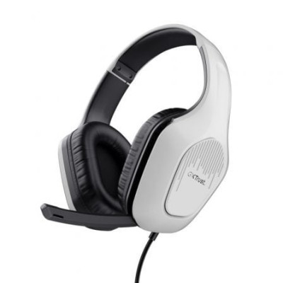 Auriculares Gaming con Micrófono Trust Gaming GXT 415 Zirox/ Jack 3.5/ Blancos | Auriculares y Micrófonos