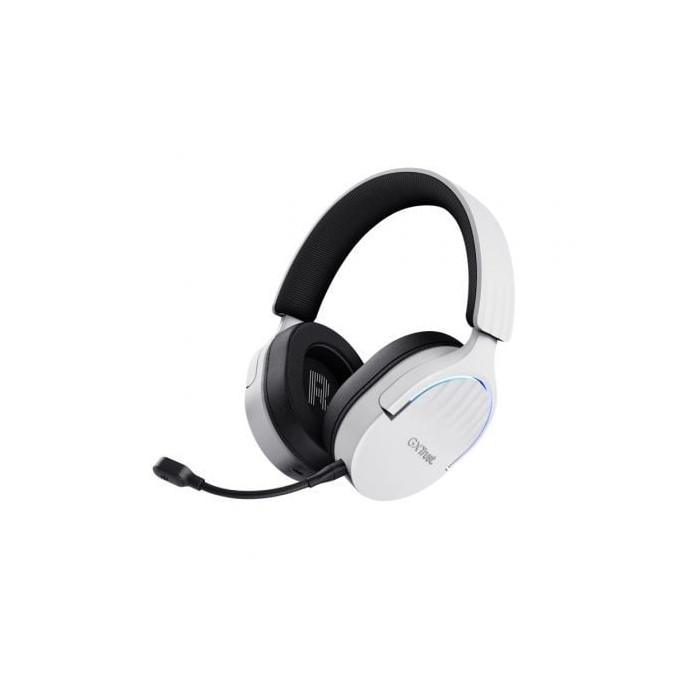 Auriculares Gaming Inalámbricos con Micrófono Trust Gaming GXT 491 Fayzo/ Bluetooth/ Jack 3.5/ Blancos | Auriculares y Micrófono