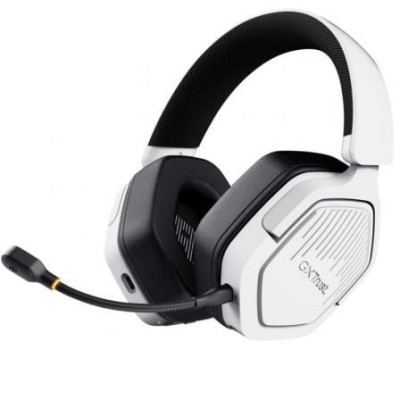 Auriculares Gaming Inalámbricos con Micrófono Trust Gaming GXT 493PS Carus PS5/ Jack 3.5/ Bluetooth/ Blancos | Auriculares y Mic