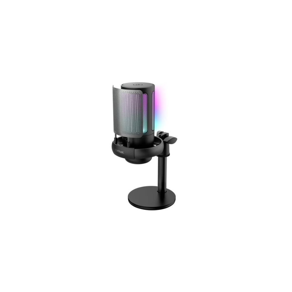 Micrófono Gaming Trust Gaming GXT 238 Auron 26081/ USB/ Negro | Auriculares y Micrófonos