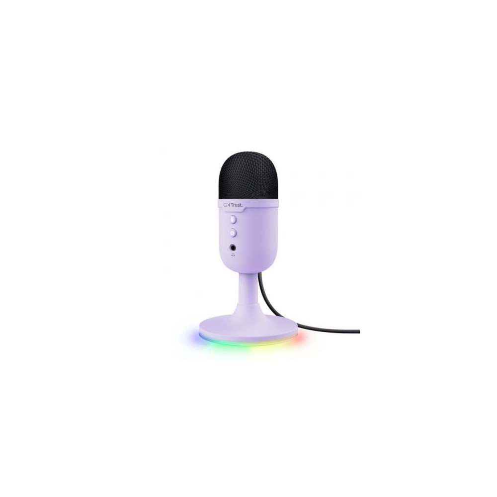 Micrófono Trust Gaming GXT 234 Yunix/ USB/ Lila | Auriculares y Micrófonos