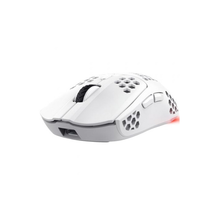 Ratón Gaming Inalámbrico Trust Gaming GXT 929 Helox/ Batería recargable/ Hasta 4800 DPI/ Blanco | Ratones Gaming
