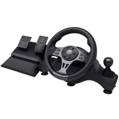 Volante con Pedales Trust GXT 289 MOVI | Joysticks y Pads