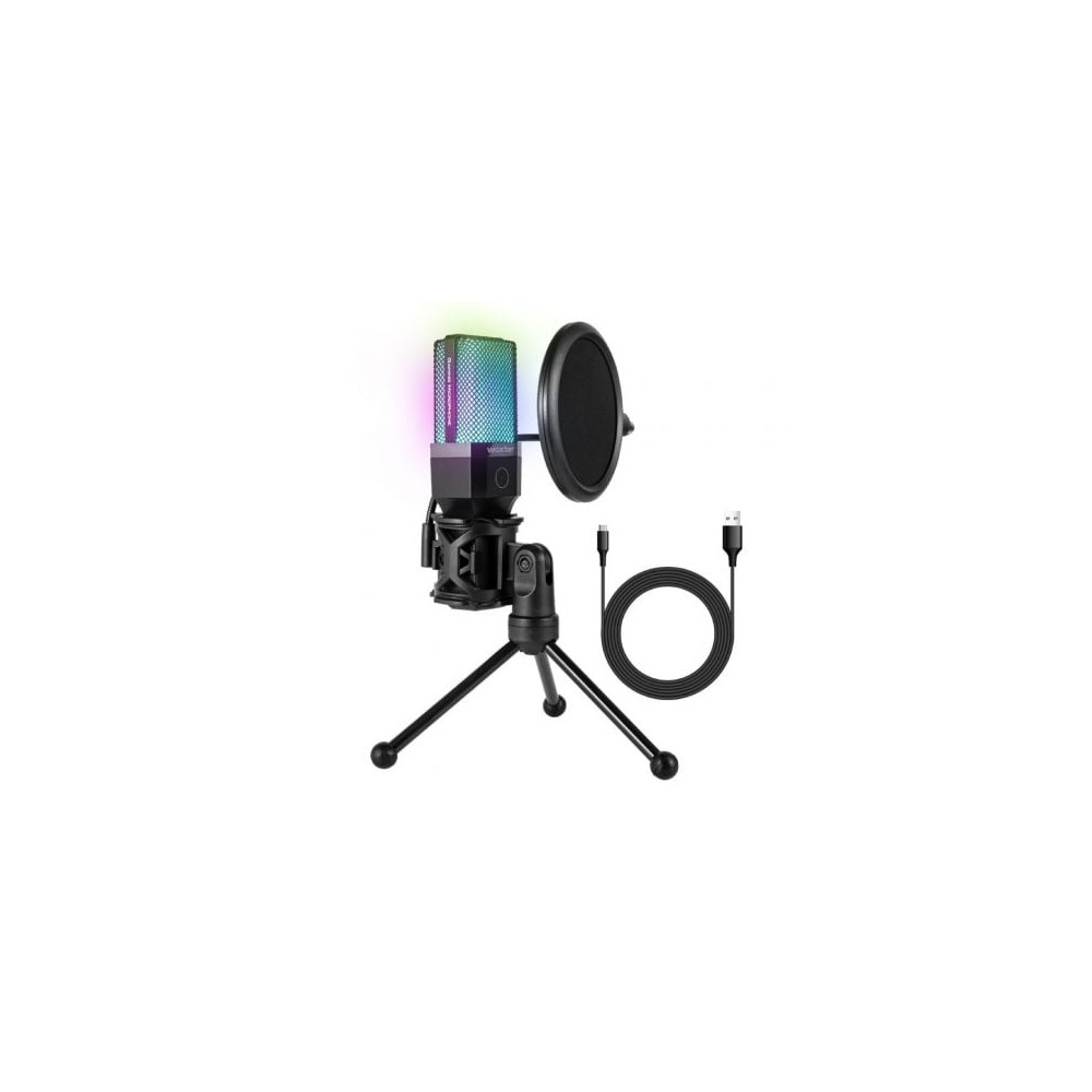 Micrófono Woxter Mic Studio 65 RGB/ USB 2.0 | Auriculares y Micrófonos