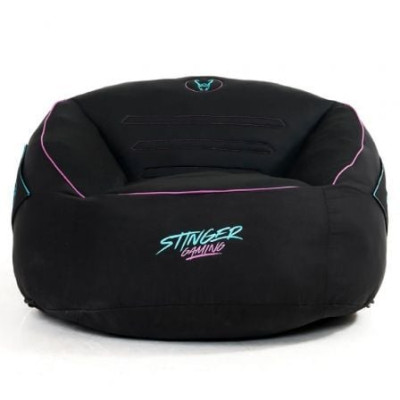 Puff Woxter Stinger Gaming/ con relleno/ Azul y Negro | Sillas y Mesas