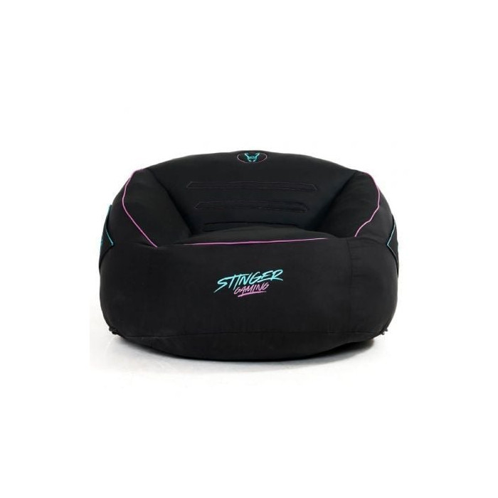 Puff Woxter Stinger Gaming/ con relleno/ Azul y Negro | Sillas y Mesas