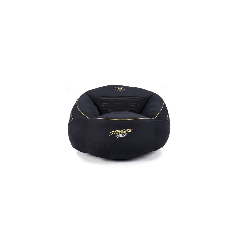 Puff Woxter Stinger Gaming/ con relleno/ Negro y Dorado | Sillas y Mesas