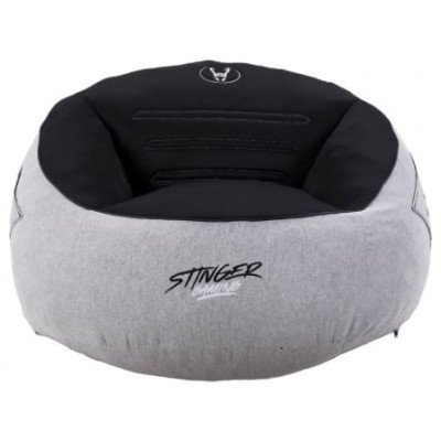 Puff Woxter Stinger Gaming/ con relleno/ Gris y Negro | Sillas y Mesas