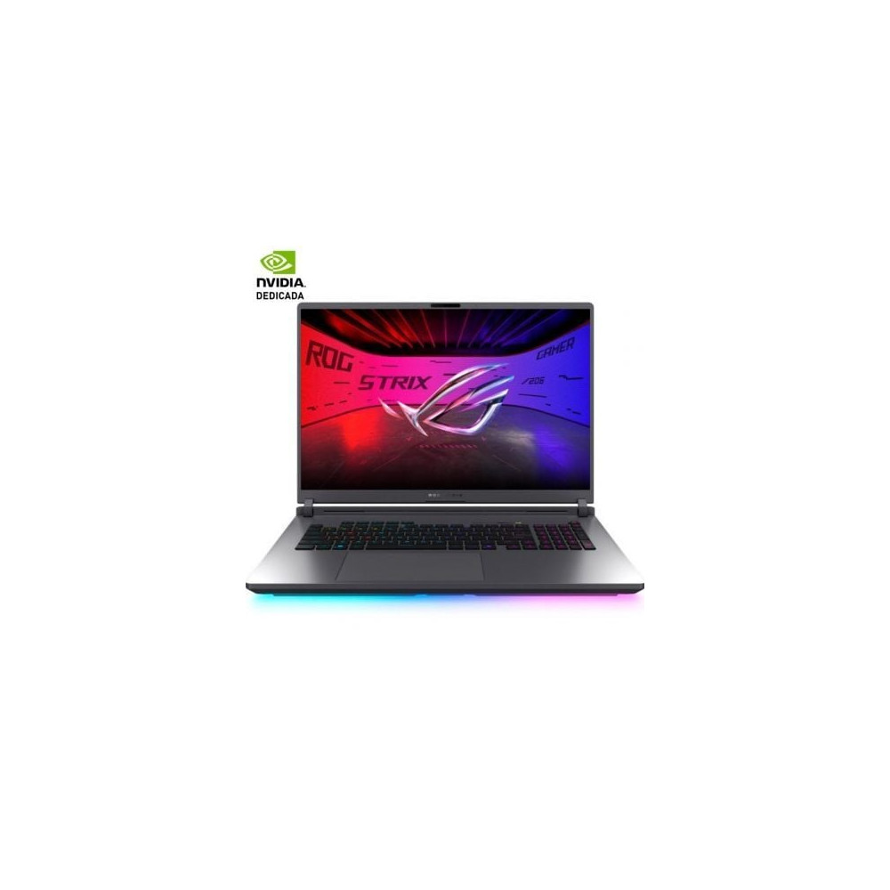 Portátil Gaming Asus ROG Strix G18 (2025) G815JMR-S8051 Intel Core i7-14650HX/ 32GB/ 1TB SSD/ GeForce RTX 5060/ 18'/ Sin Sistema