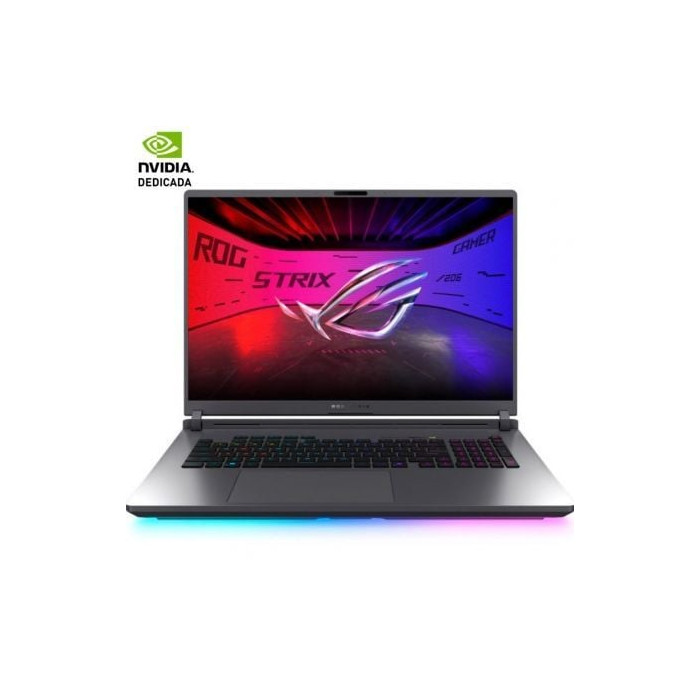 Portátil Gaming Asus ROG Strix G18 (2025) G815JMR-S8051 Intel Core i7-14650HX/ 32GB/ 1TB SSD/ GeForce RTX 5060/ 18'/ Sin Sistema
