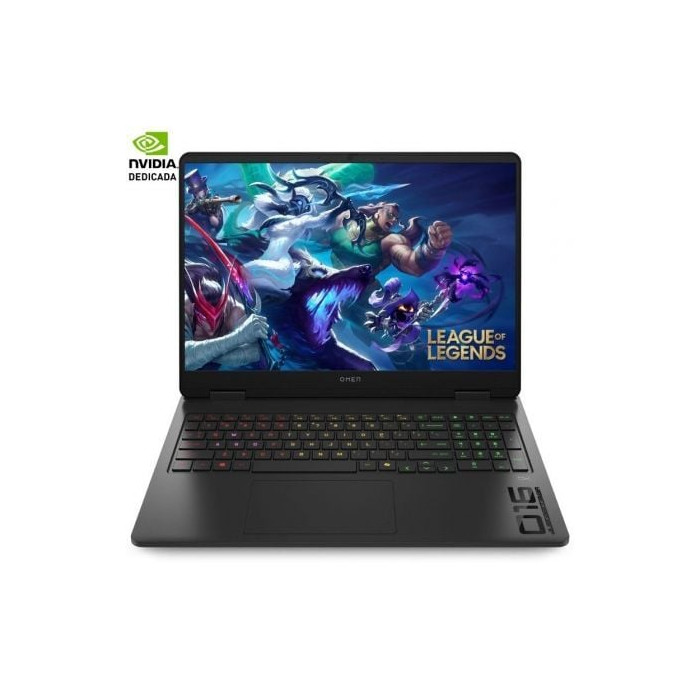Portátil Gaming HP Omen 16-AN0012NS Intel Core Ultra 7-255H/ 32GB/ 1TB SSD/ GeForce RTX 5070/ 16'/ Sin Sistema Operativo | Portá
