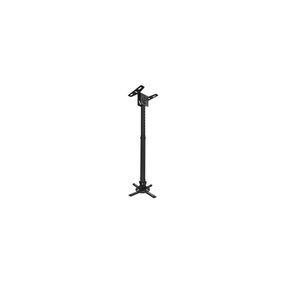 Soporte de Techo para Proyector TooQ PJ3030TN-B/ Inclinable/ Giratorio/ Nivelable/ hasta 20kg | Soportes