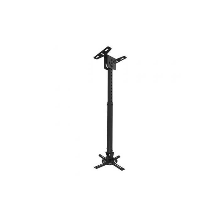 Soporte de Techo para Proyector TooQ PJ3030TN-B/ Inclinable/ Giratorio/ Nivelable/ hasta 20kg | Soportes