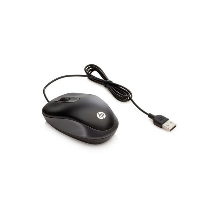 Ratón HP G1K28AA/ Hasta 1000 DPI/ Negro | Ratones