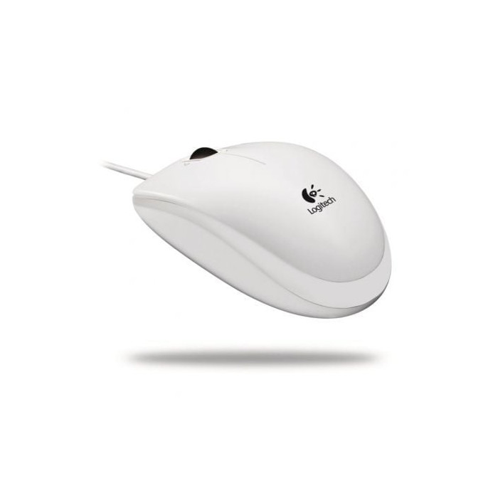 Ratón Logitech B100/ Hasta 800 DPI/ Blanco | Ratones