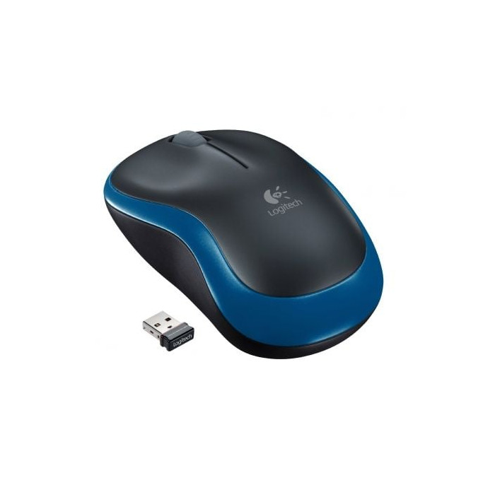 Ratón Inalámbrico Logitech M185/ Hasta 1000 DPI/ Azul | Ratones