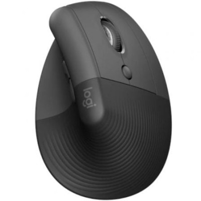 Ratón Vertical Inalámbrico Logitech Lift Vertical Ergonomic Mouse Business/ Hasta 4000 DPI/ Grafito | Ratones