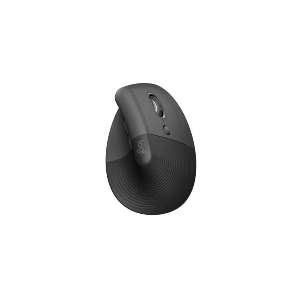Ratón Vertical Inalámbrico Logitech Lift Vertical Ergonomic Mouse Business/ Hasta 4000 DPI/ Grafito | Ratones