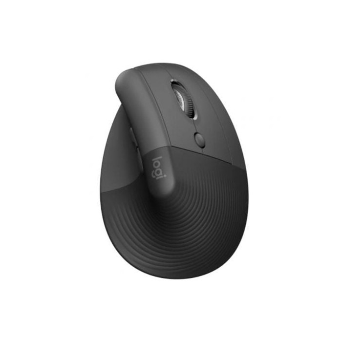 Ratón Vertical Inalámbrico Logitech Lift Vertical Ergonomic Mouse Business/ Hasta 4000 DPI/ Grafito | Ratones