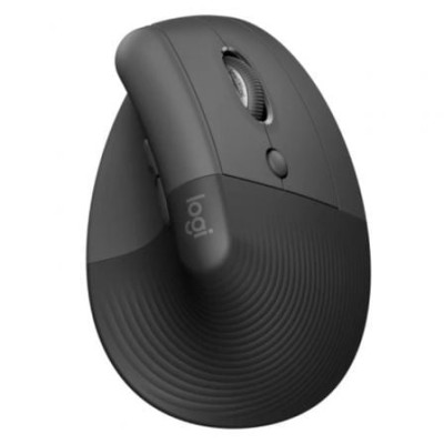 Ratón Vertical Inalámbrico Logitech Lift Vertical Ergonomic Mouse/ Hasta 4000 DPI/ Grafito | Ratones