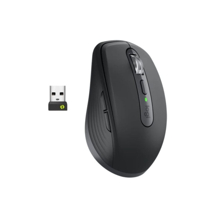 Ratón Inalámbrico Logitech MX Anywhere 3S For Business/ Batería recargable/ Hasta 8000 DPI/ Grafito | Ratones
