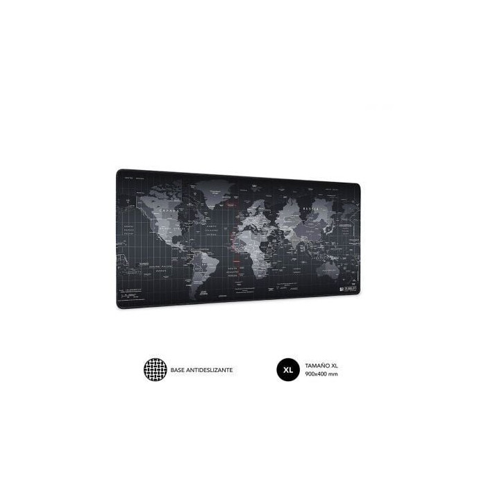Alfombrilla Subblim 01PUW01 World XL/ 900 x 400 x 3 mm | Alfombrillas