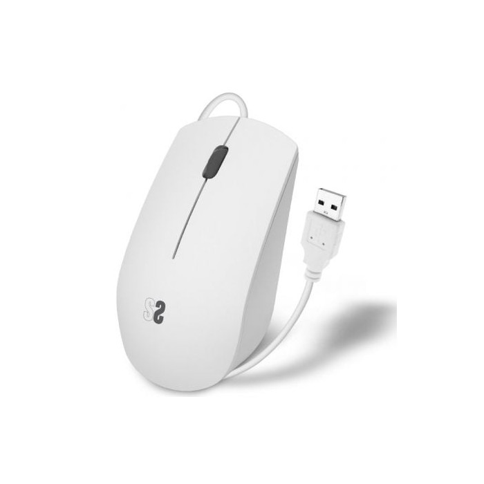 Ratón Subblim Business Silencioso/ Hasta 1200 DPI/ Blanco | Ratones