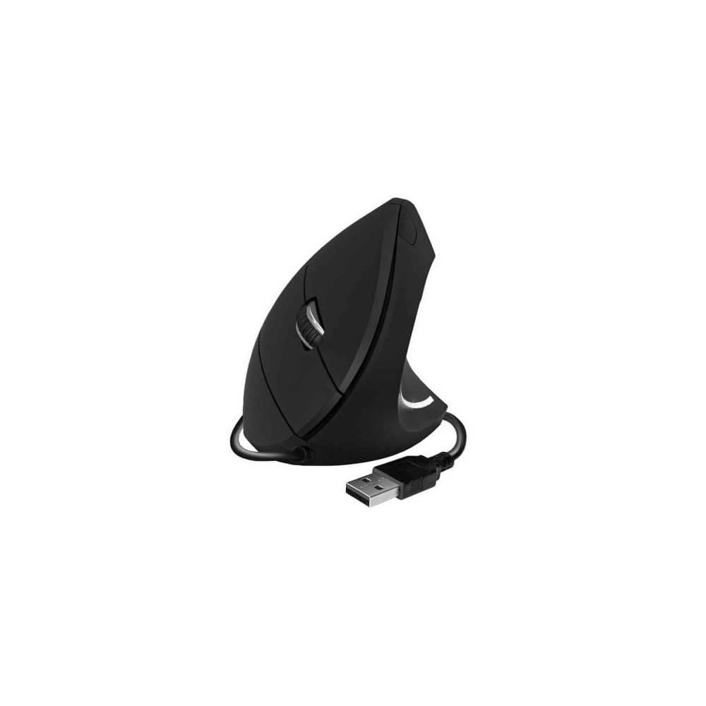 Ratón Vertical Subblim Glide Vertical Ergo Wired/ Hasta 1600 DPI/ Negro | Ratones