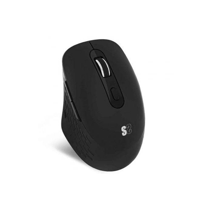 Ratón Ergonómico Inalámbrico Subblim Curve Ergo Dual Battery/ Batería recargable/ Hasta 1600 DPI/ Negro | Ratones