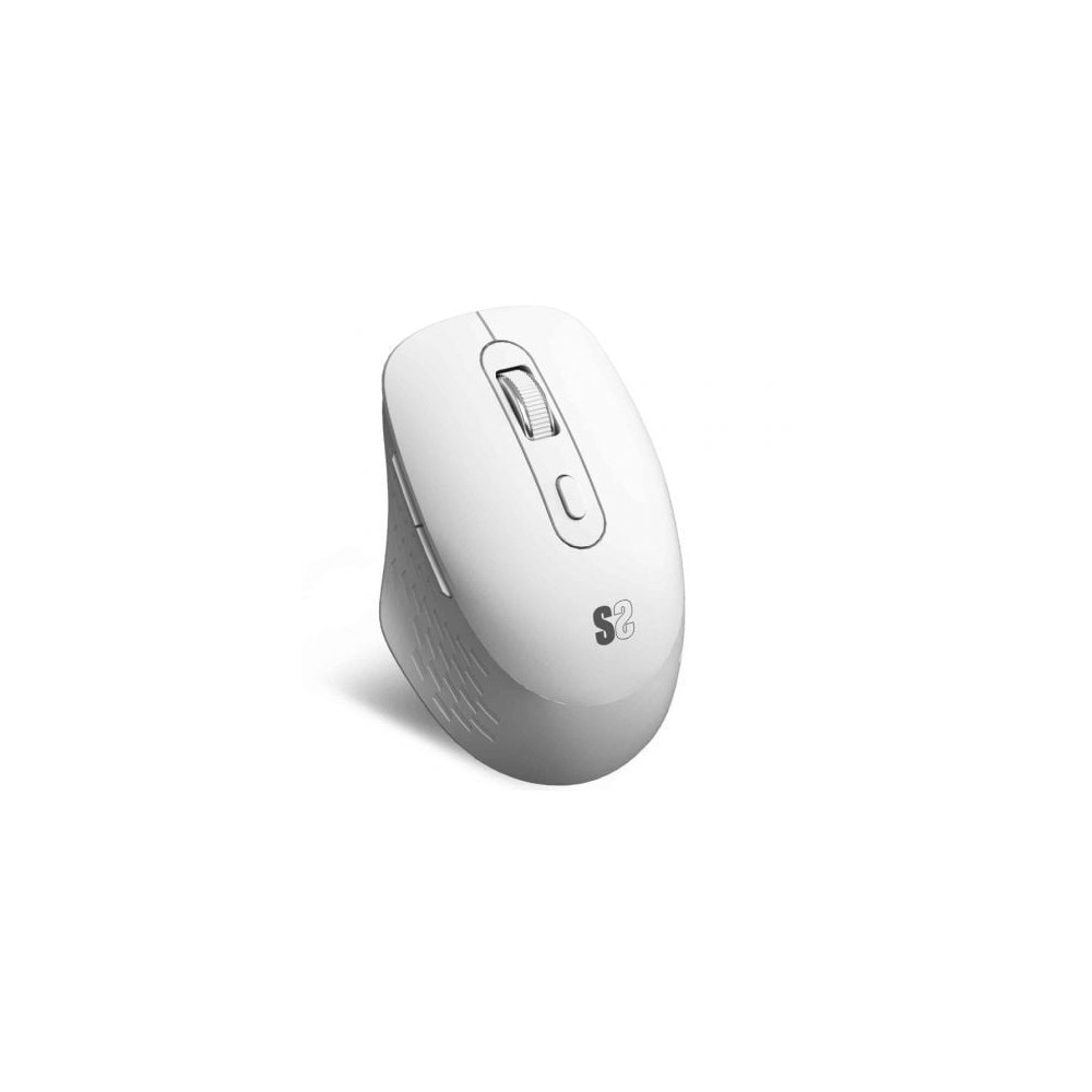 Ratón Ergonómico Inalámbrico Subblim Curve Ergo Dual Battery/ Batería recargable/ Hasta 1600 DPI/ Blanco | Ratones